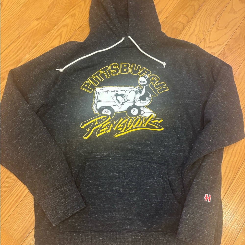 HOMAGE Charcoal Pittsburgh Penguins Hoodie